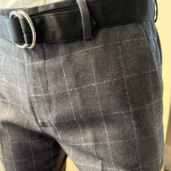 J. Crew Gray Plaid Men's Dress Pants - Picture 4 of 8